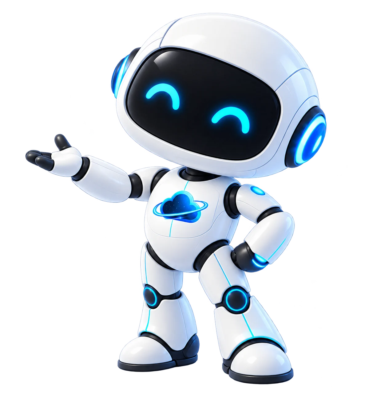 Mascota de OdiseaCloud presentando nuestras soluciones digitales