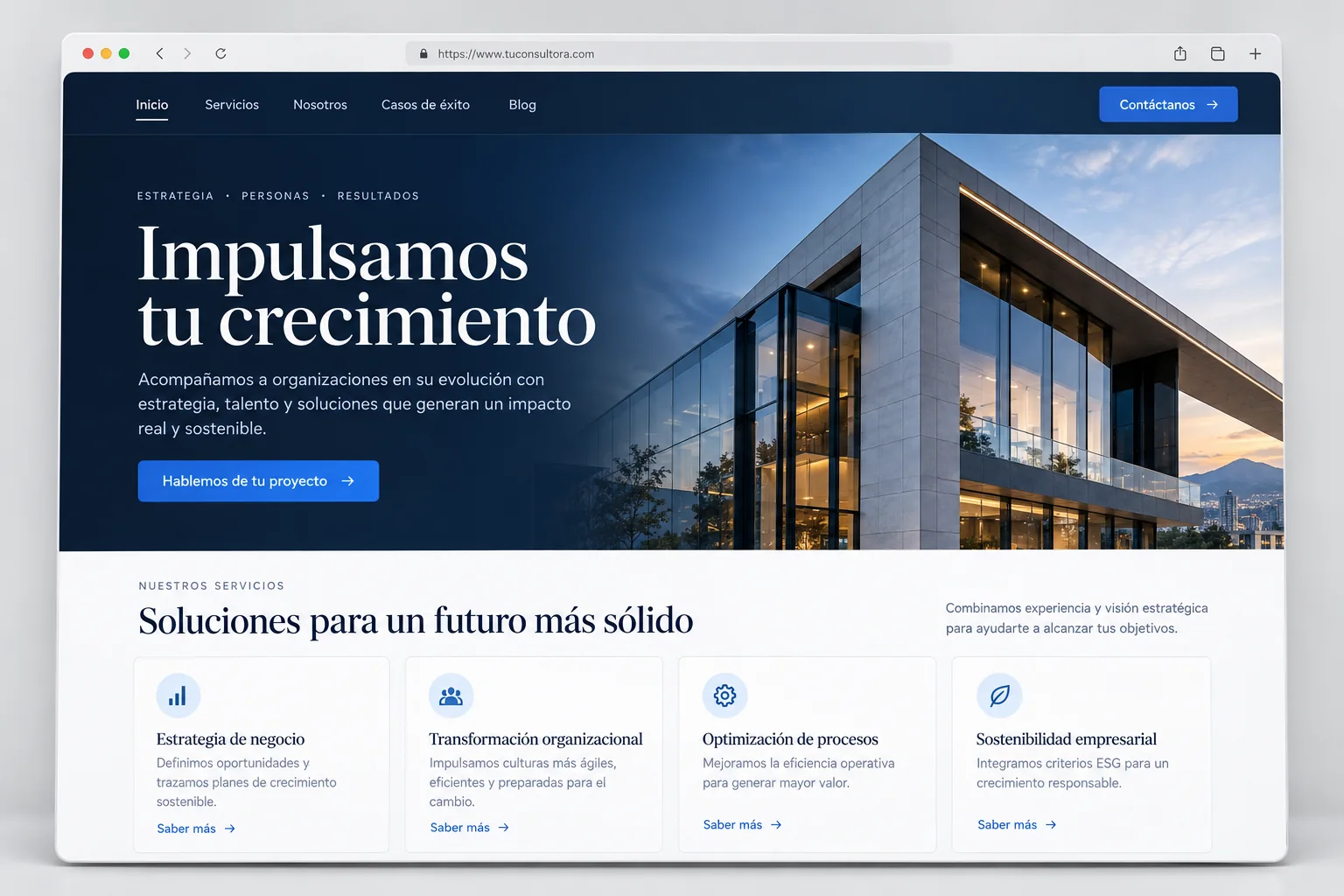 Sitio Web Corporativo a Medida